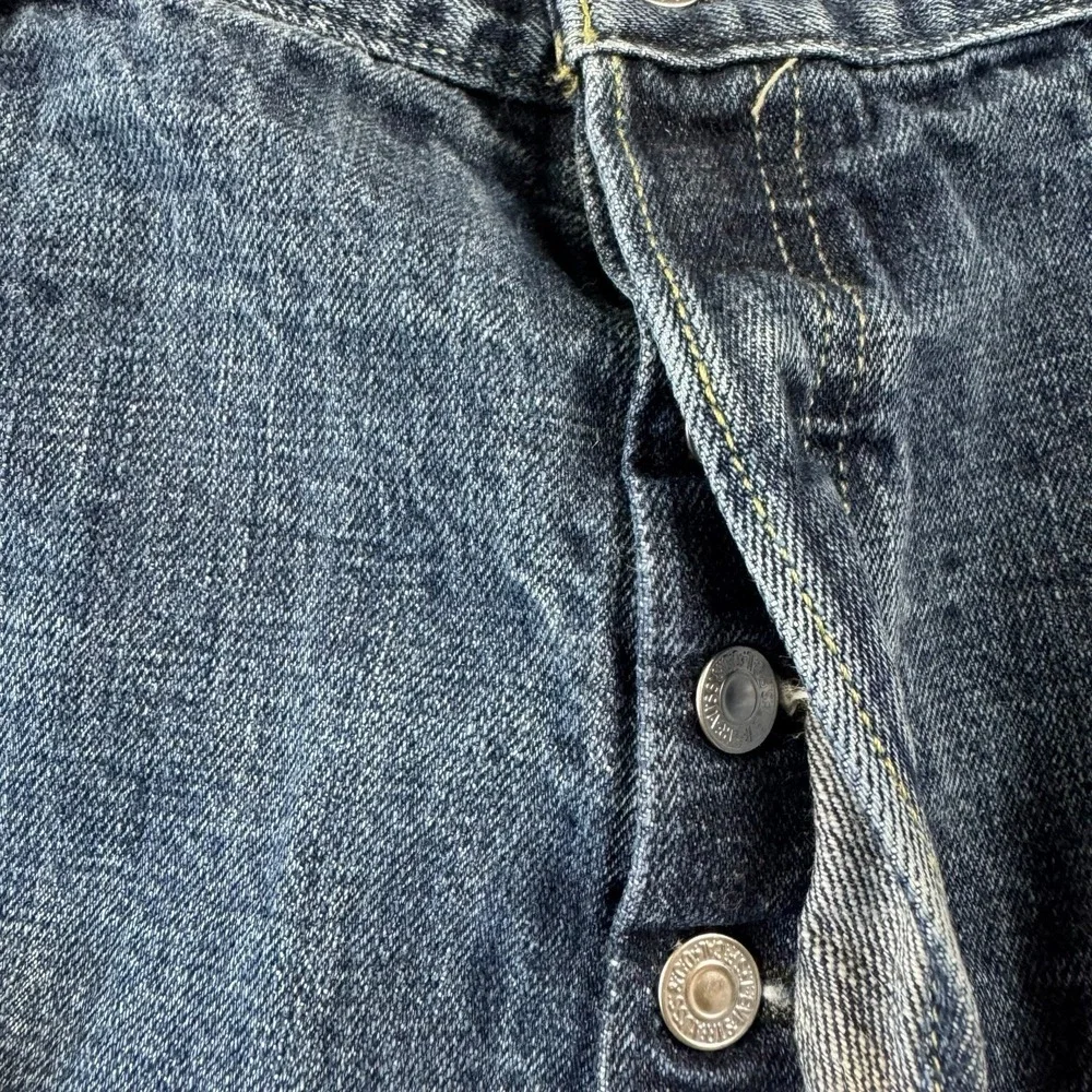 Vtg Levi's 501 XX Button Fly Denim Jeans Fits‎ 38x30 Blue Straight Cotton Mexico